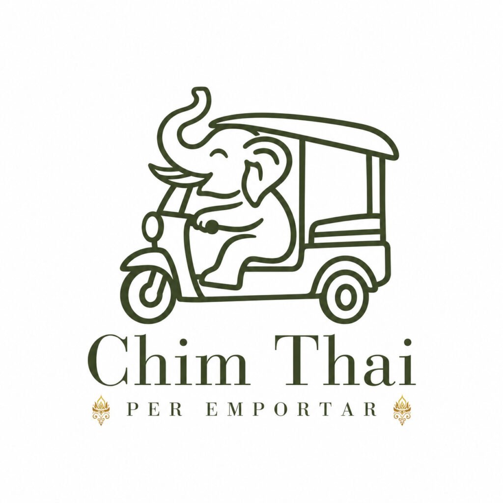 Chim Thai per emportar — elefant conduint un tuk-tuk